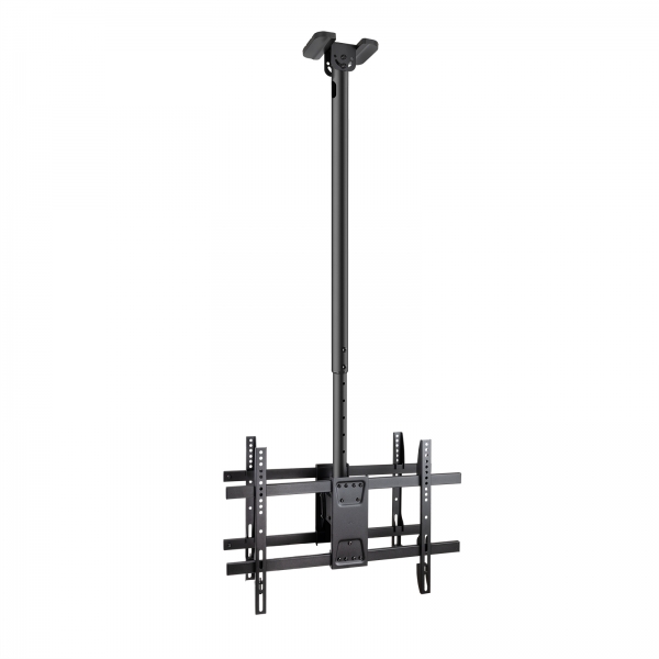 Support de Plafond Tooq pour 2 Écrans 43 86 Angle de Rotation 180º Inclinable Gestion de Neuf