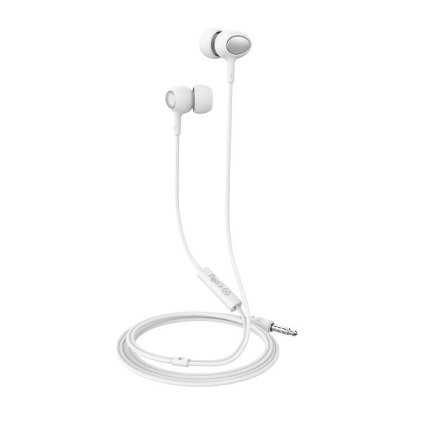 Casque Celly UP500WH – Avec Fil, Appels/Musique, Micro Intégré