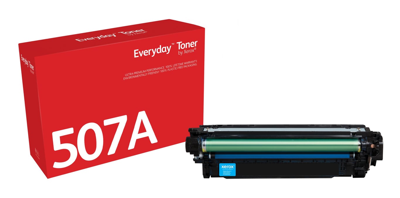 Everyday Toner  di Xerox Ciano compatibile con HP 507A CE401A Capacit  standard (TONER CYAN HP 507A - XEROX EVERYDAY) - Neuf