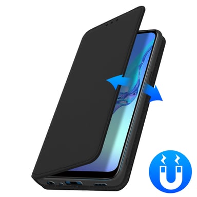 Funda Oppo A53 / A53s libro billetera F. Soporte – Negro