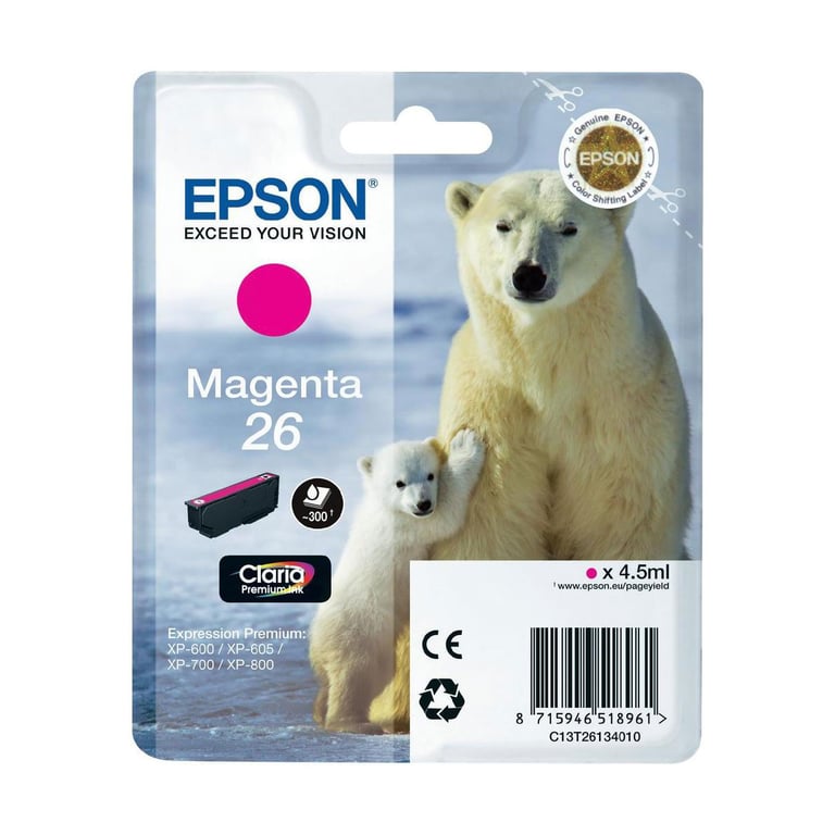 Epson Cartouche d'encre 26 T2613 - vue 3