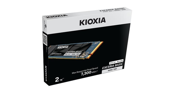 Kioxia LSF10Z002TG8 unidad de estado sólido 2 TB M.2 PCI Express 4.0 NVMe QLC