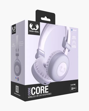 Fresh 'n Rebel Code Core Auriculares Inalámbrico Diadema Música/uso diario Bluetooth Lila