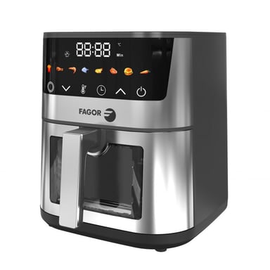 Friteuse à air chaud Air fryer 5L 1400W Argent Fagor FGAF220V