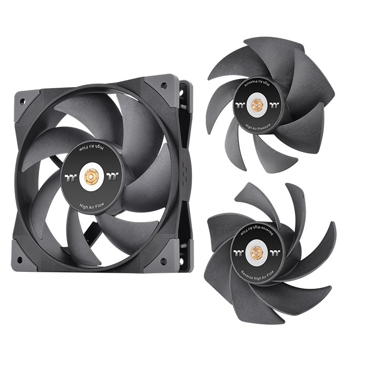 Thermaltake SWAFAN GT12 Boitier PC Refroidisseur d'air 12 cm 3 pièce Neuf