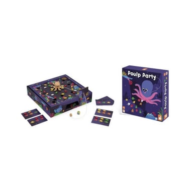 Poulp Party - Gioco da tavolo di strategia subacquea per bambini