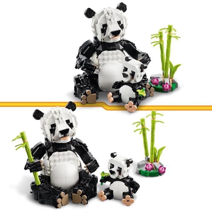 Lego Creator 3 en 1 Animaux Sauvages : La Famille De Pandas Lego La Boite - vue 5