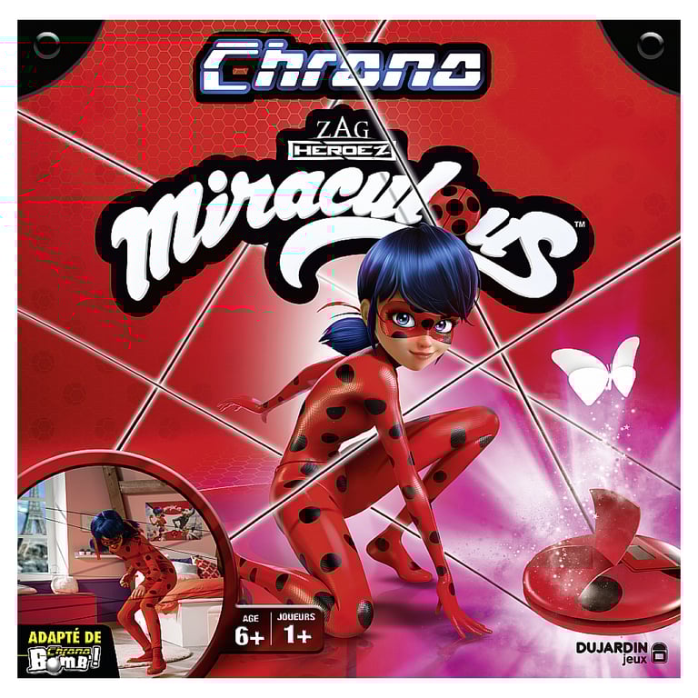 Jeu de société Chrono Miraculous : Aventure avec Ladybug - Neuf