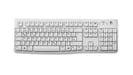 Logitech Keyboard K120 for Business clavier Bureau USB QWERTZ Allemand Blanc
