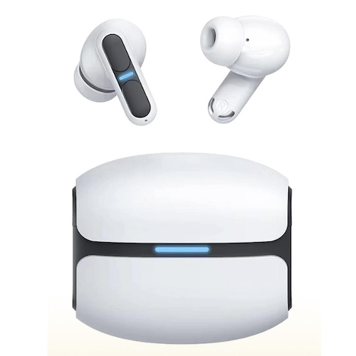 Casque True Wireless Leotec LETWS02W – Bluetooth, Gaming, Latence Faible, Conception Ergonomique