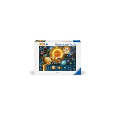 Puzzle 5000 pièces Ravensburger Système Solaire 153 x 101 cm Carton épais Finition mate Multicolore - Neuf