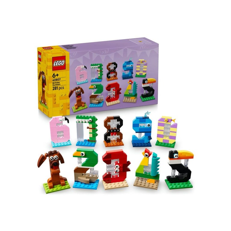 LEGO Iconic Les chiffres d’anniversaire 40807 - vue 4
