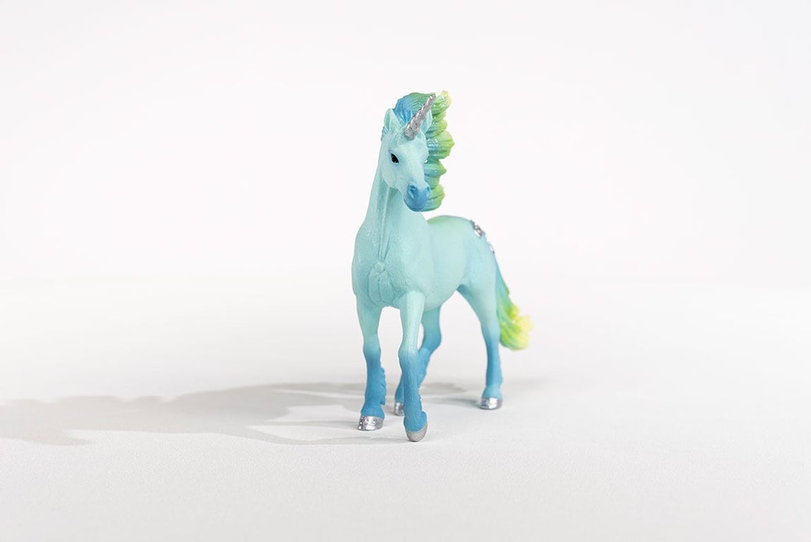 Figurine Licorne étalon Barbe à papa Doux pelage SCHLEICH 70722 bayala® - vue 4