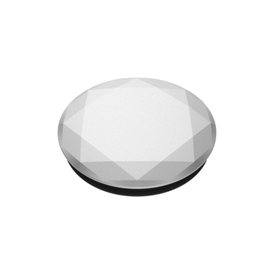 PopSockets PopGrip, Plata Diamante Metálico