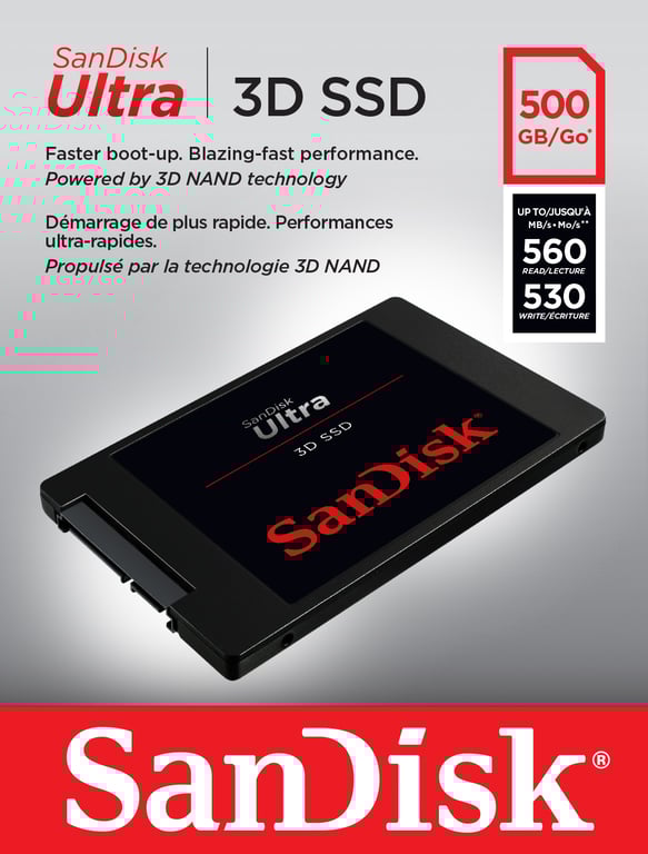 SanDisk Ultra 3D SSD 500 GB - vue 6