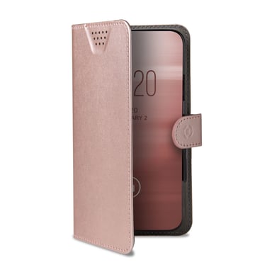 Celly Wally One XXL funda para teléfono móvil 14 cm (5.5'') Libro Rosa