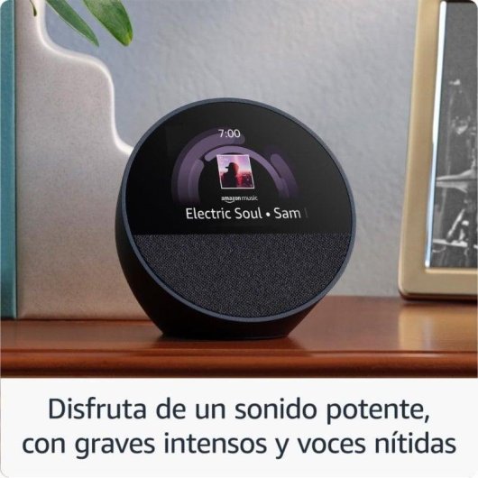 Assistant Vocal Amazon Echo Spot 2024 – Écran 2.83", Son de Qualité, Alexa - vue 5