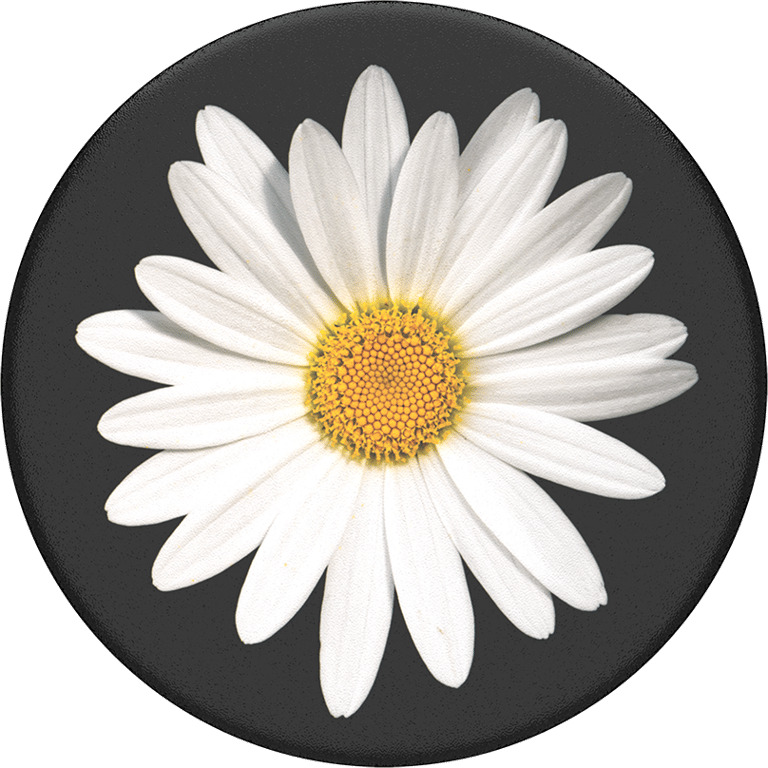 PopSockets Grip White Daisy (new 2019 packaging)