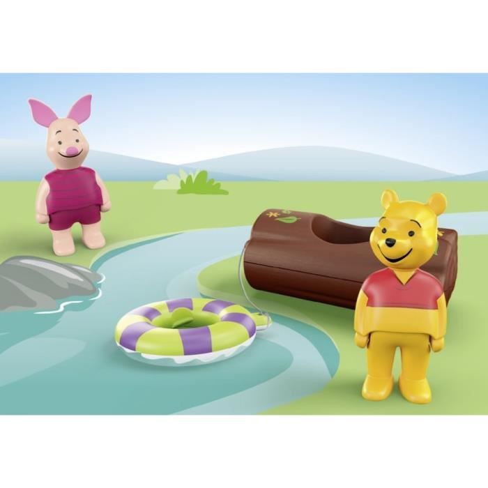 PLAYMOBIL Junior 71705 Winnie et Porcinet, Flotte dans l'eau, Jouet pour le bain, Junior & Disney, Des 12 mois - Neuf