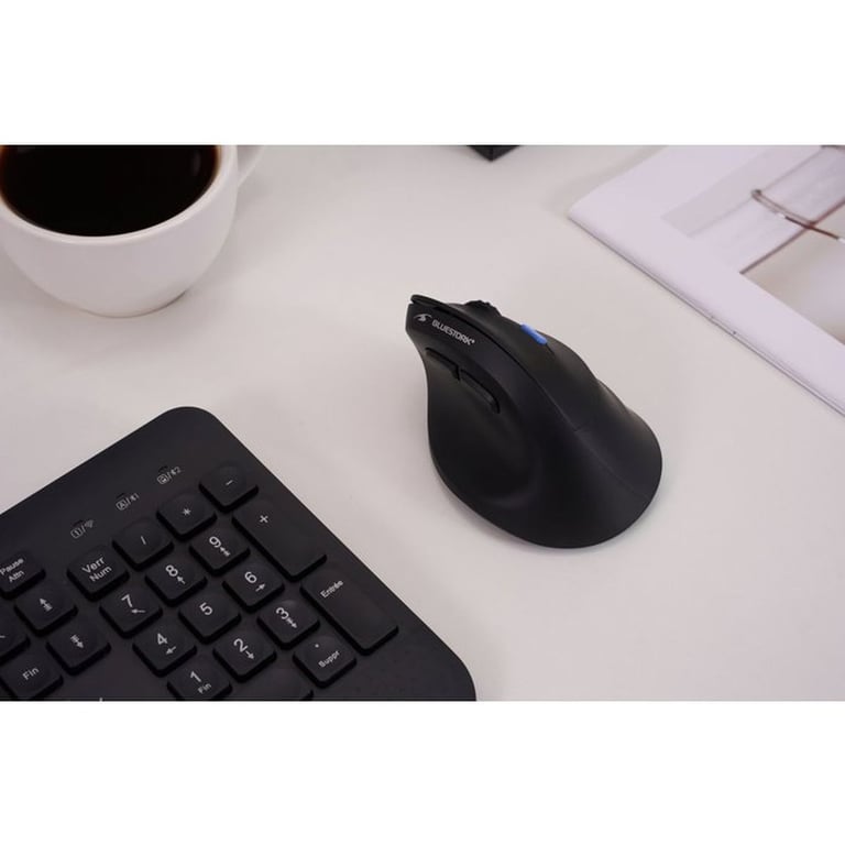 Souris Bluestork Ergo Lumi Pro – Ergonomique, Bluetooth/RF, 4800 DPI, 6 Boutons - vue 5