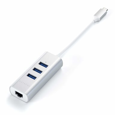 Satechi ST-TC2N1USB31AS Docking Station USB 3.2 Gen 1 (3.1 Gen 1) Type-C argento