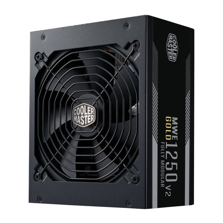 Alimentation COOLER MASTER MWE Gold 1250 V2 80 PLUS GOLD 100% Modulaire ATX 3.1 - vue 2