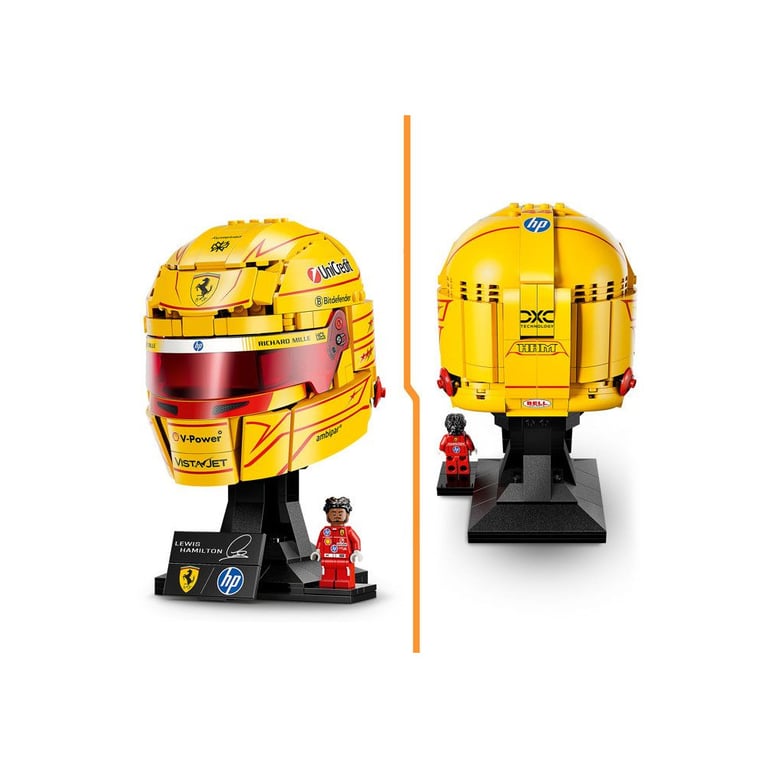 LEGO Editions Scuderia Ferrari HP Casque de Lewis Hamilton 43022 - vue 7