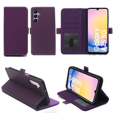 Samsung Galaxy A25 5G Etui / Housse pochette protection violet