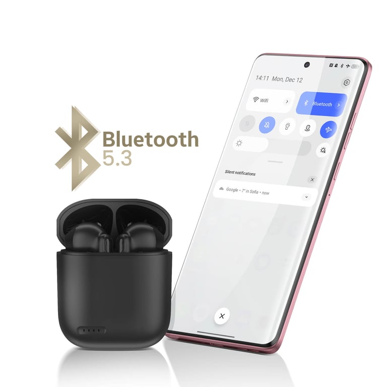 Oreillette Bluetooth Akashi Altsilearb avec Boîtier de Charge Intégré Autonomie 12h Bluetooth 5.0 Neuf - vue 8