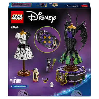 Set di abiti LEGO Disney: Maleficent e Crudelia D'Enfer (43262)