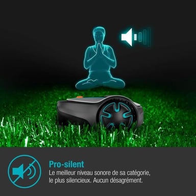 SILENO Minimo 500 - Cortacésped robot conectado Bluetooth