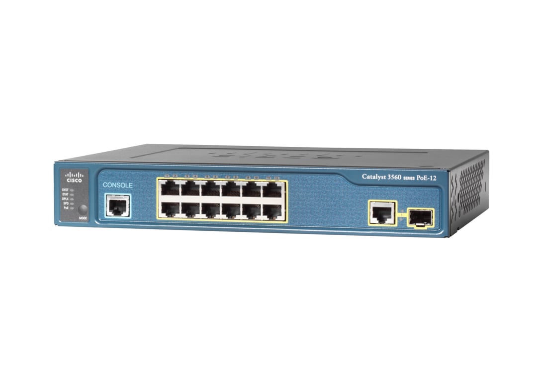 Cisco Catalyst 3560 CX Géré L2L3 Gigabit Ethernet 101001000 Connexion Ethernet supportant 'alimentation via ce port PoE 1U Neuf - vue 2