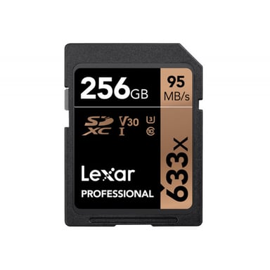 Scheda LEXAR SD Professional 633X 256GB 95MB/s