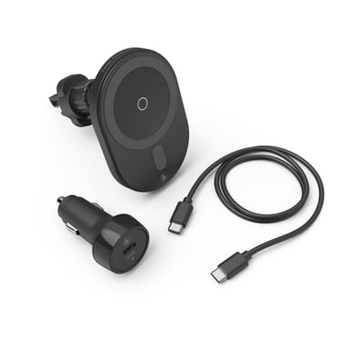 Caricatore wireless per auto. ''MagCharge Car FC15, ricarica ultraveloce.