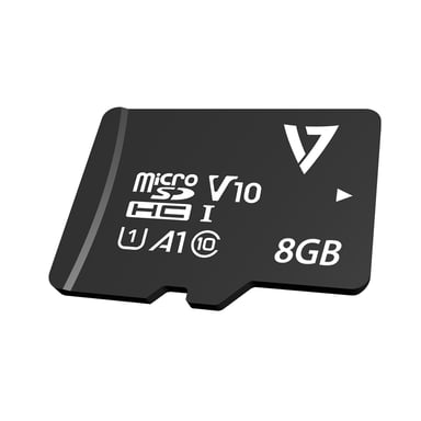V7 Tarjeta Micro-SDHC Clase 10 de 8GB + adaptador