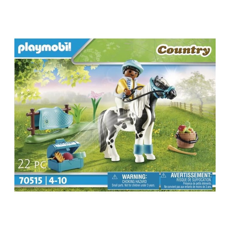 PLAYMOBIL - 70515 - Cavalier  et poney Lewitzer - Neuf