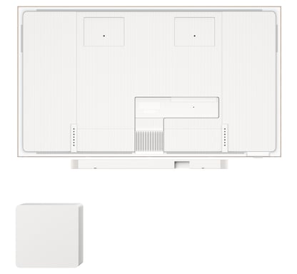 TCL A300 NXTFRAME 65A300 Pro (65'') 4K Ultra HD Smart TV, Blanc avec barre de son et caisson sans?fil Bang & Olufsen