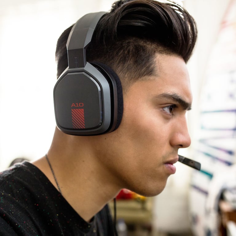 ASTRO Gaming A10 Casque Avec fil Arceau Gris, Rouge - Neuf