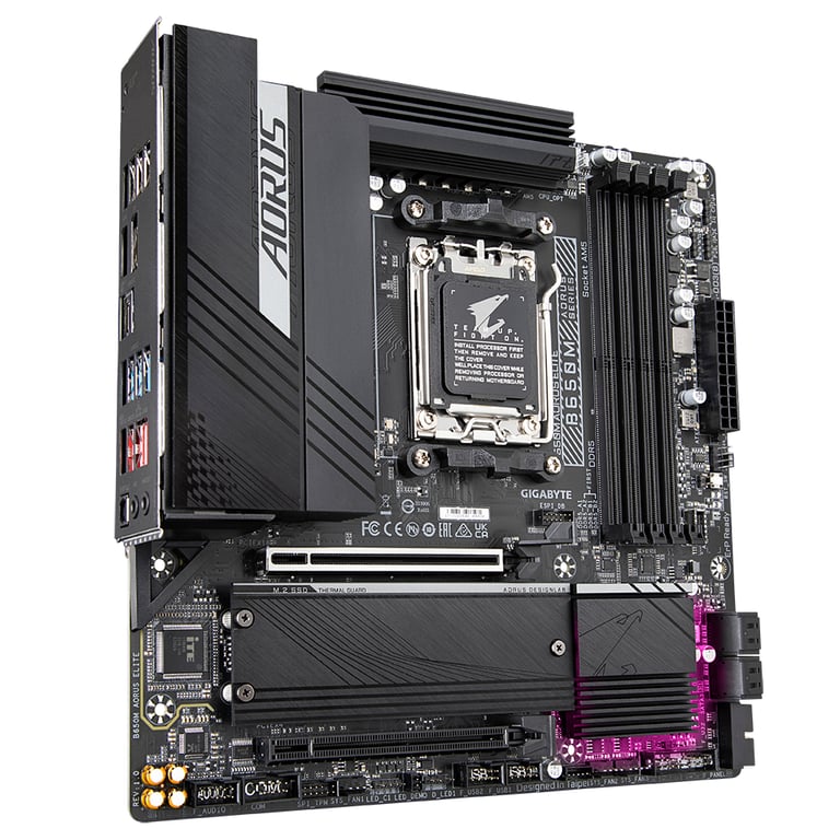 Gigabyte B650M AORUS ELITE - vue 9
