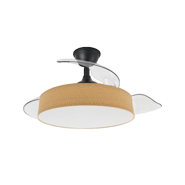 Ventilateur de plafond Fabrilamp boga jaune Neuf