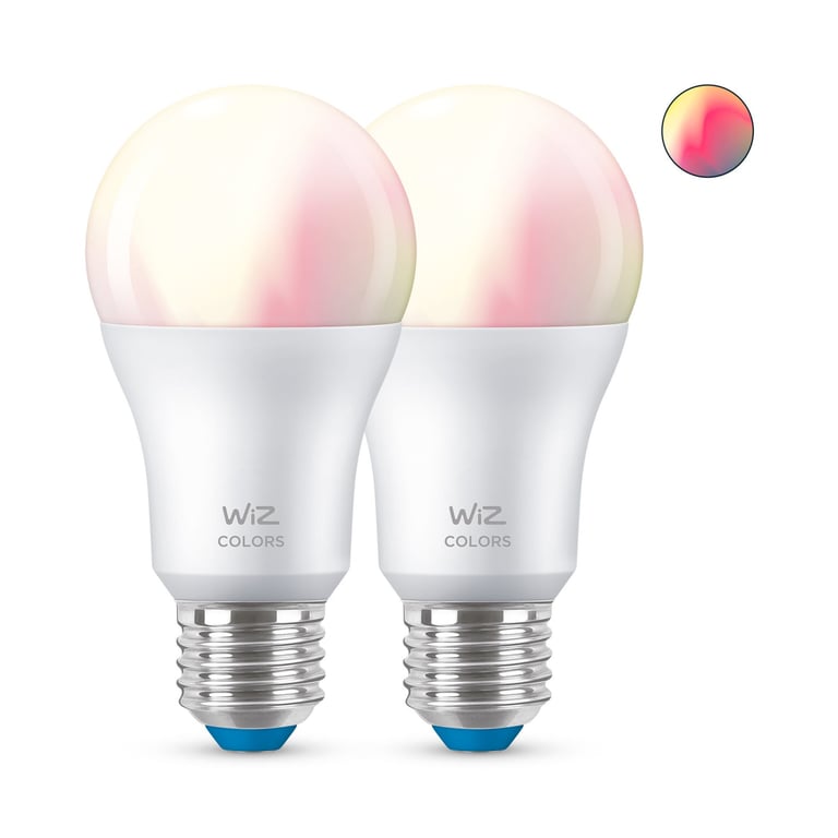 Lot 2 ampoules LED Wiz A60 E27 RGB - vue 2