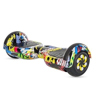Hoverboard électrique enfant EX-67 6,5'' multicolore LED design militaire avec chargeur