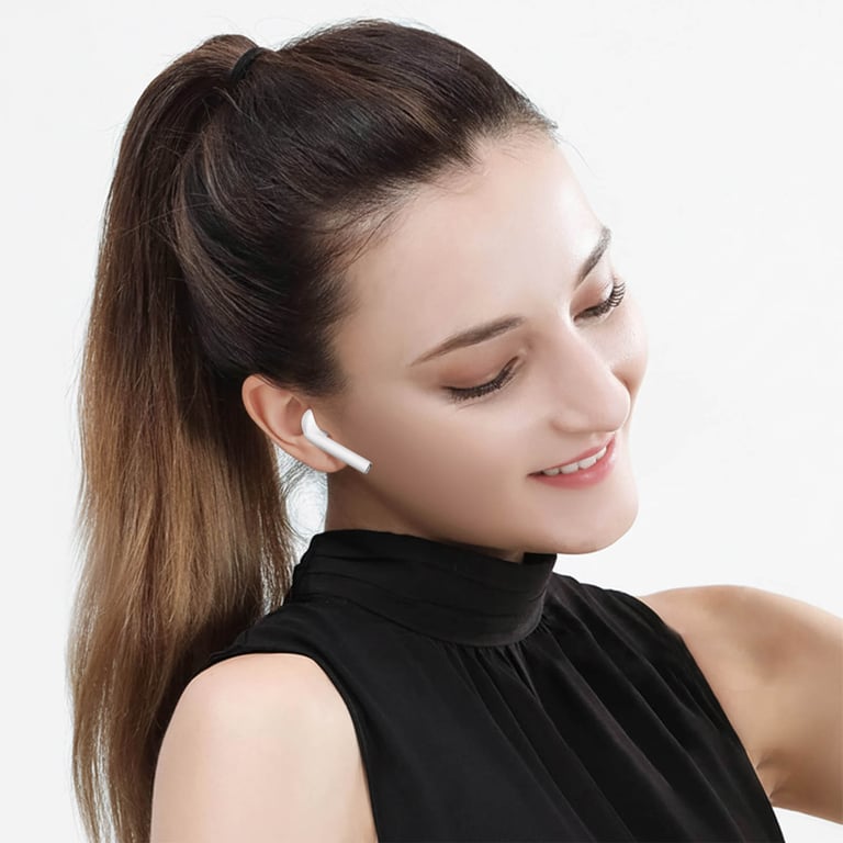 Setty Écouteurs Bluetooth Sans fil Bouton de Contrôle Autonomie 12h Blanc - Neuf Blanc - vue 3