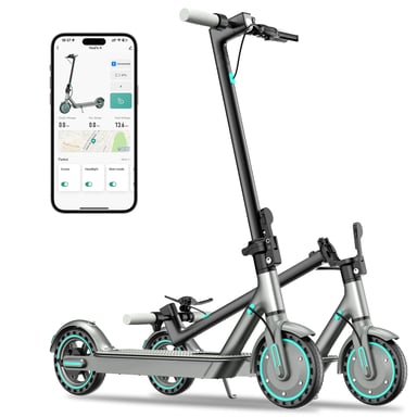 Trottinette électrique OOK-TEK D8 Pro, écran LED et application de contrôle - bleue