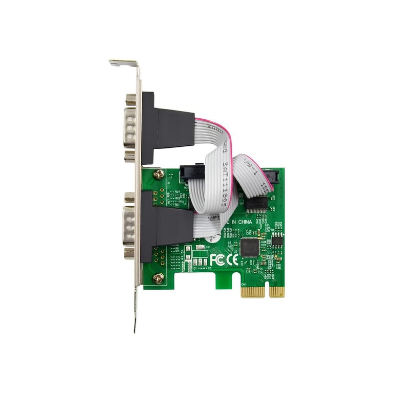 Carte Contrôleur MicroConnect 2 Port Serial PCIe – 2 Ports Série DB9 RS-232 - vue 4
