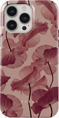 Burga Funda para iPhone 13 Pro Tough A prueba de golpes Modelo Tender Kiss Rojo