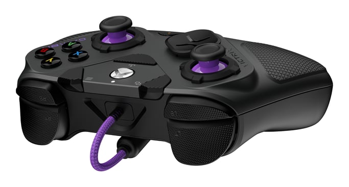 PDP 049-006-GY accessoire de jeux vidéo Noir, Gris, Violet USB Manette de jeu Analogique/Numérique PC, Xbox One, Xbox Series S, Xbox Series X