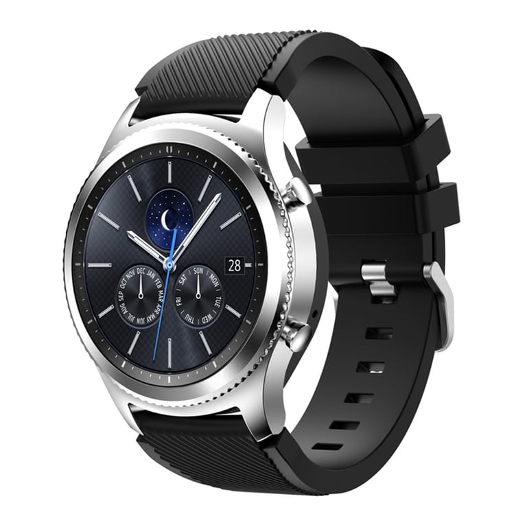 INF Bracelet pour Samsung Gear S3 Frontier / Classic Noir - vue 2