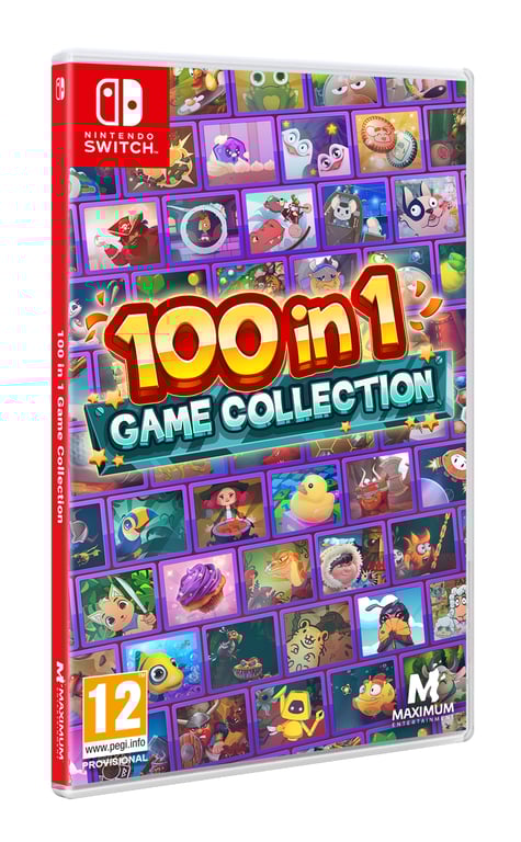 Maximum Games 100 In 1 Game Collection Allemand, Anglais, Espagnol, Français, Italien Nintendo Switch - Neuf