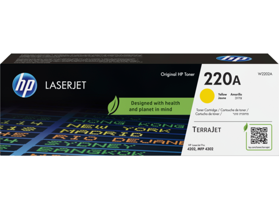 HP Toner 220A Jaune (W2202A) - Neuf